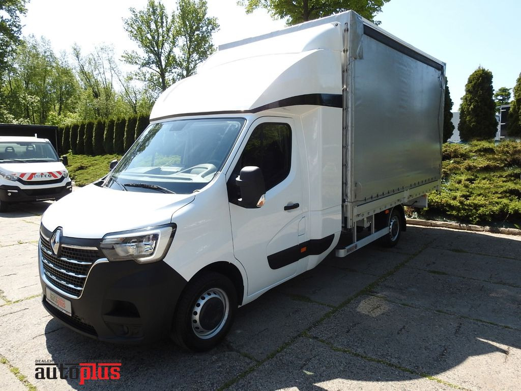 Renault MASTER PRITSCHE PLANE 8 PALETTEN WEBASTO A/C - شاحنة مغلقة بستائر جانبية, الشاحنات الصغيرة كابينة مزدوجة: صورة 1 Renault MASTER PRITSCHE PLANE 8 PALETTEN WEBASTO A/C - شاحنة مغلقة بستائر جانبية, الشاحنات الصغيرة كابينة مزدوجة: صورة 1