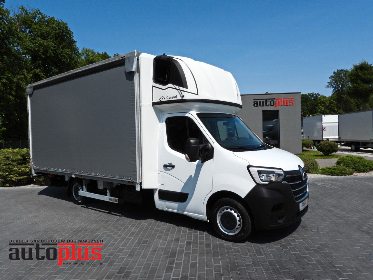 Renault MASTER PRITSCHE PLANE AUFZUG 10 PALETTEN WEBAST - شاحنة مغلقة بستائر جانبية: صورة 1 Renault MASTER PRITSCHE PLANE AUFZUG 10 PALETTEN WEBAST - شاحنة مغلقة بستائر جانبية: صورة 1