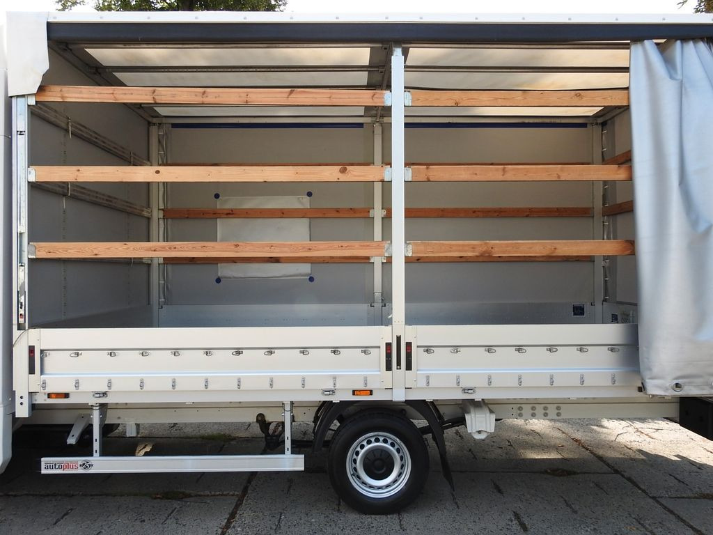 شاحنة مغلقة بستائر جانبية, الشاحنات الصغيرة كابينة مزدوجة Volkswagen CRAFTER PRITSCHE PLANE 10 PALETTEN WEBASTO A/C: صورة 19