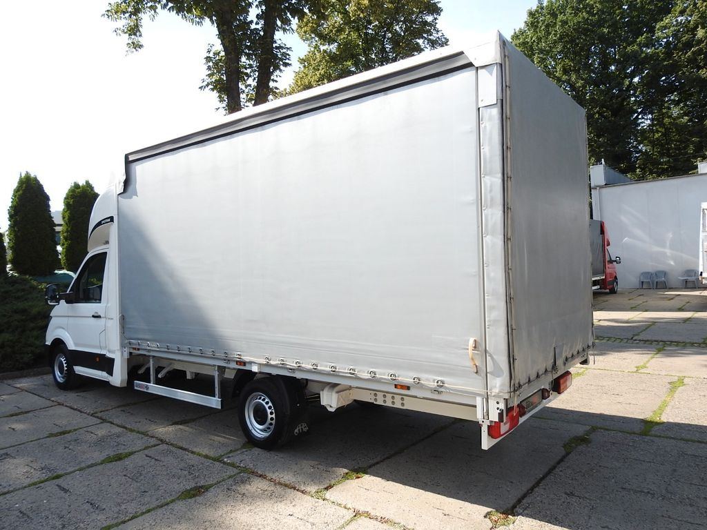 شاحنة مغلقة بستائر جانبية, الشاحنات الصغيرة كابينة مزدوجة Volkswagen CRAFTER PRITSCHE PLANE 10 PALETTEN WEBASTO A/C: صورة 10