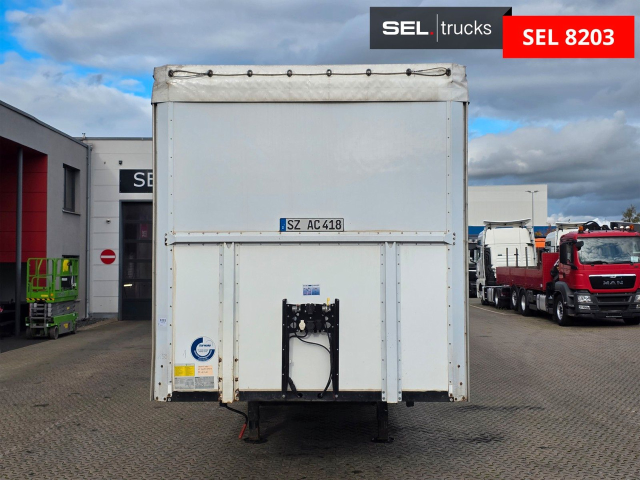 Berger SAPL24 / Coilmulde / 5.450 kg Leergewicht - نصف مقطورة بستائر جانبية: صورة 2 Berger SAPL24 / Coilmulde / 5.450 kg Leergewicht - نصف مقطورة بستائر جانبية: صورة 2