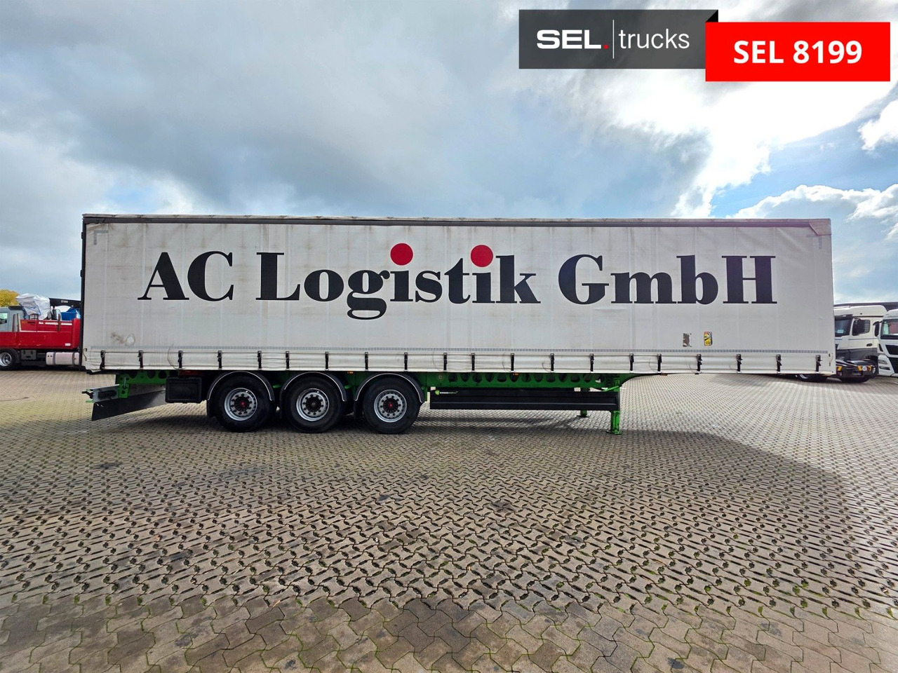 Berger SAPL24 / Coilmulde / 5.560 kg LEERGEWICHT - نصف مقطورة بستائر جانبية: صورة 4 Berger SAPL24 / Coilmulde / 5.560 kg LEERGEWICHT - نصف مقطورة بستائر جانبية: صورة 4