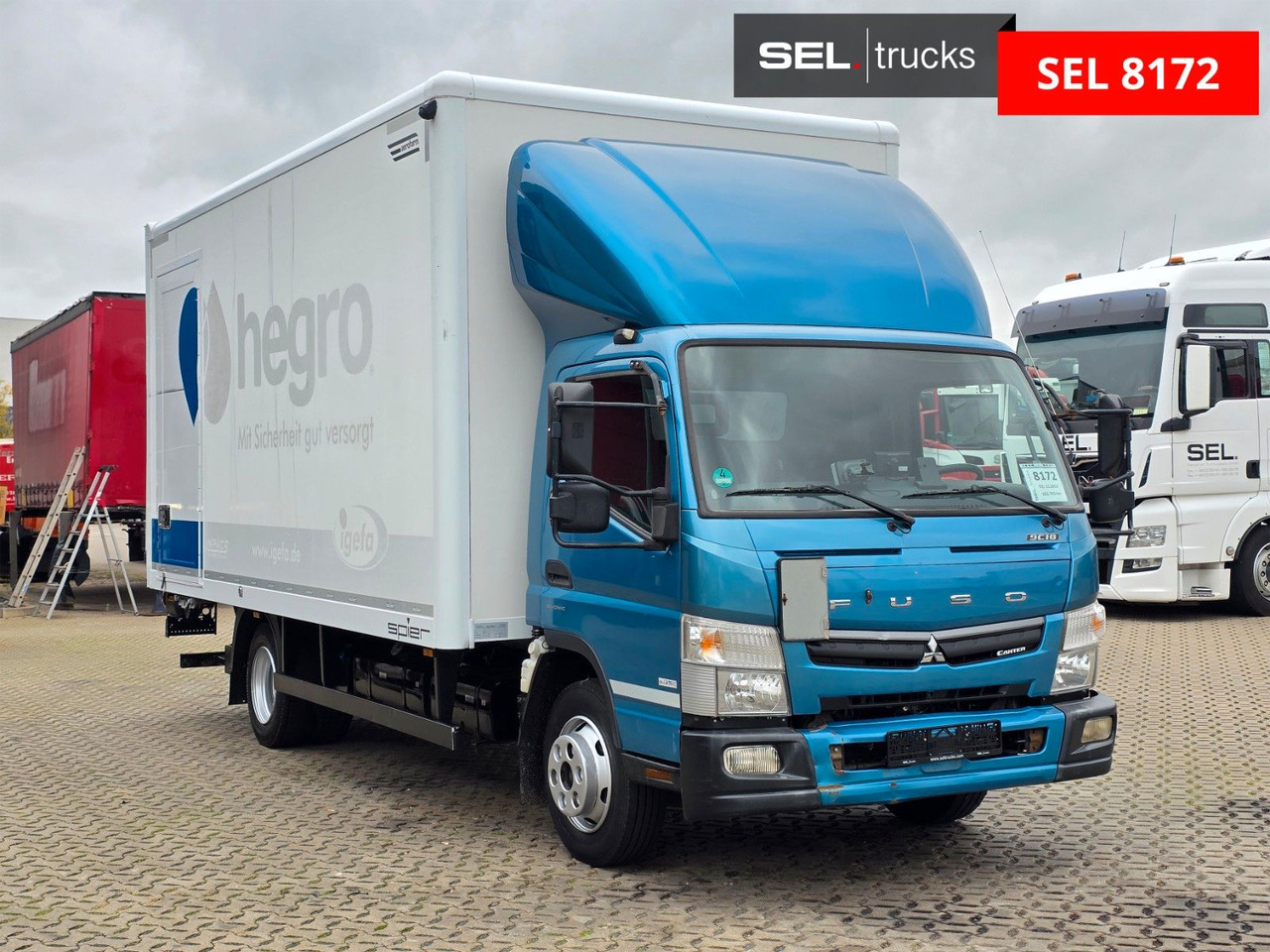 FUSO Canter 9C18 / Ladebordwand / 3 Sitzen - شاحنة بصندوق مغلق: صورة 3 FUSO Canter 9C18 / Ladebordwand / 3 Sitzen - شاحنة بصندوق مغلق: صورة 3