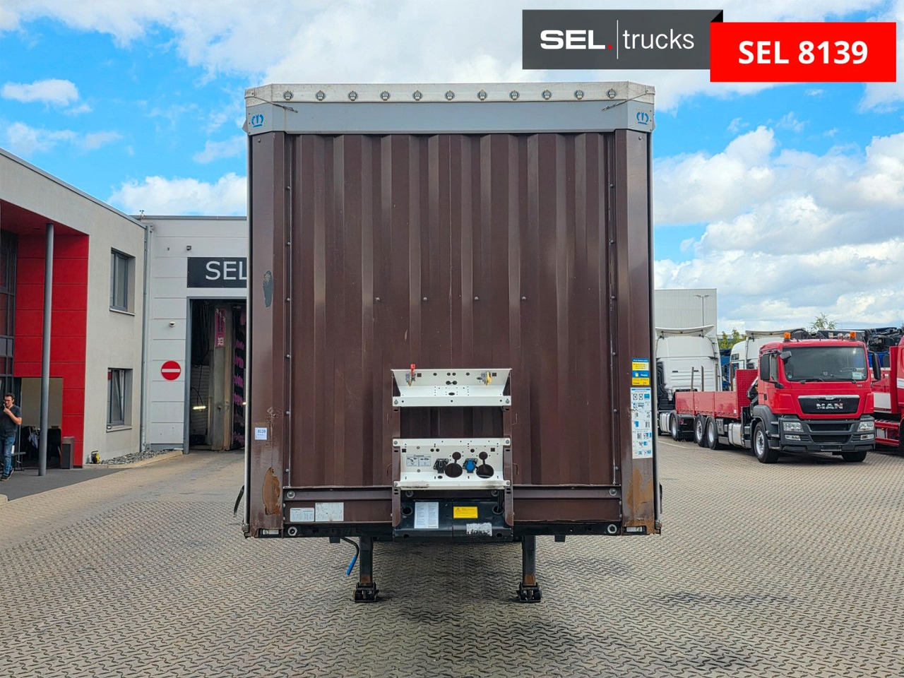 Krone SD / 2 Liftachsen - نصف مقطورة بستائر جانبية: صورة 3 Krone SD / 2 Liftachsen - نصف مقطورة بستائر جانبية: صورة 3