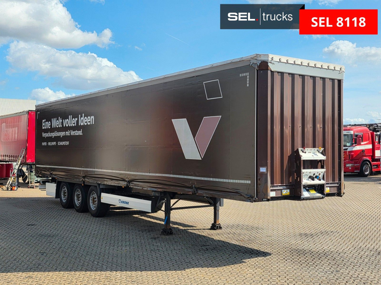 Krone SD / Liftachse / EDSCHA - نصف مقطورة بستائر جانبية: صورة 3 Krone SD / Liftachse / EDSCHA - نصف مقطورة بستائر جانبية: صورة 3