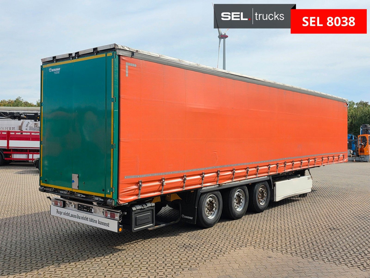 Krone SD / Palettenkasten / Liftachse - نصف مقطورة بستائر جانبية: صورة 5 Krone SD / Palettenkasten / Liftachse - نصف مقطورة بستائر جانبية: صورة 5