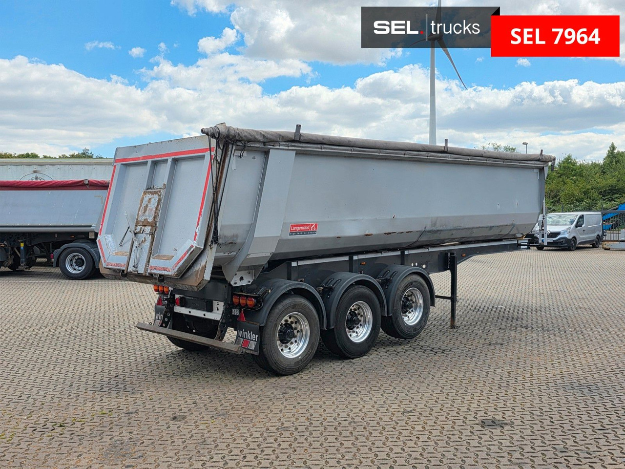 Langendorf SKS-HS 24/30 / Alu-Felgen / Liftachse - نصف مقطورة قلابة: صورة 5 Langendorf SKS-HS 24/30 / Alu-Felgen / Liftachse - نصف مقطورة قلابة: صورة 5