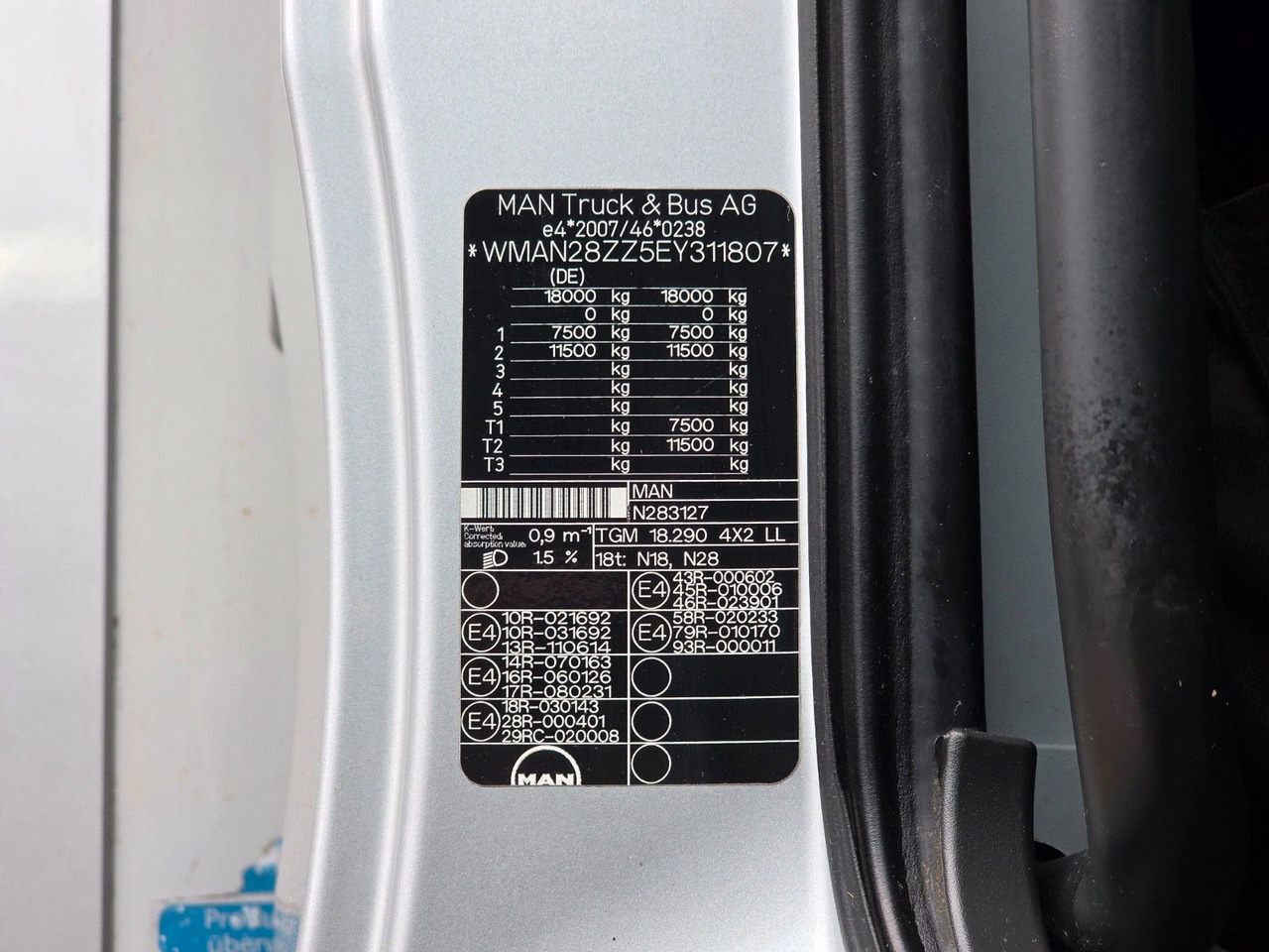 شاحنة ذات مبرد MAN TGM 18.290 4X2 LL / Ldbw / Triple Verdampfer: صورة 27