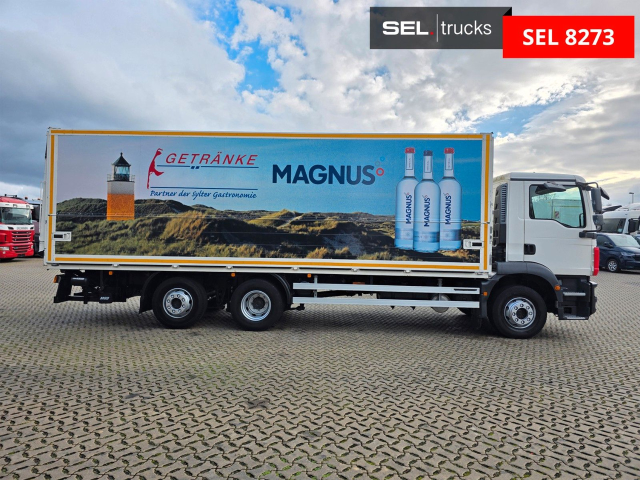 MAN TGM 22.290 6x2-4 LL / Ldbw / Rückfahrk. / Lenkac - شاحنة مشروبات: صورة 4 MAN TGM 22.290 6x2-4 LL / Ldbw / Rückfahrk. / Lenkac - شاحنة مشروبات: صورة 4