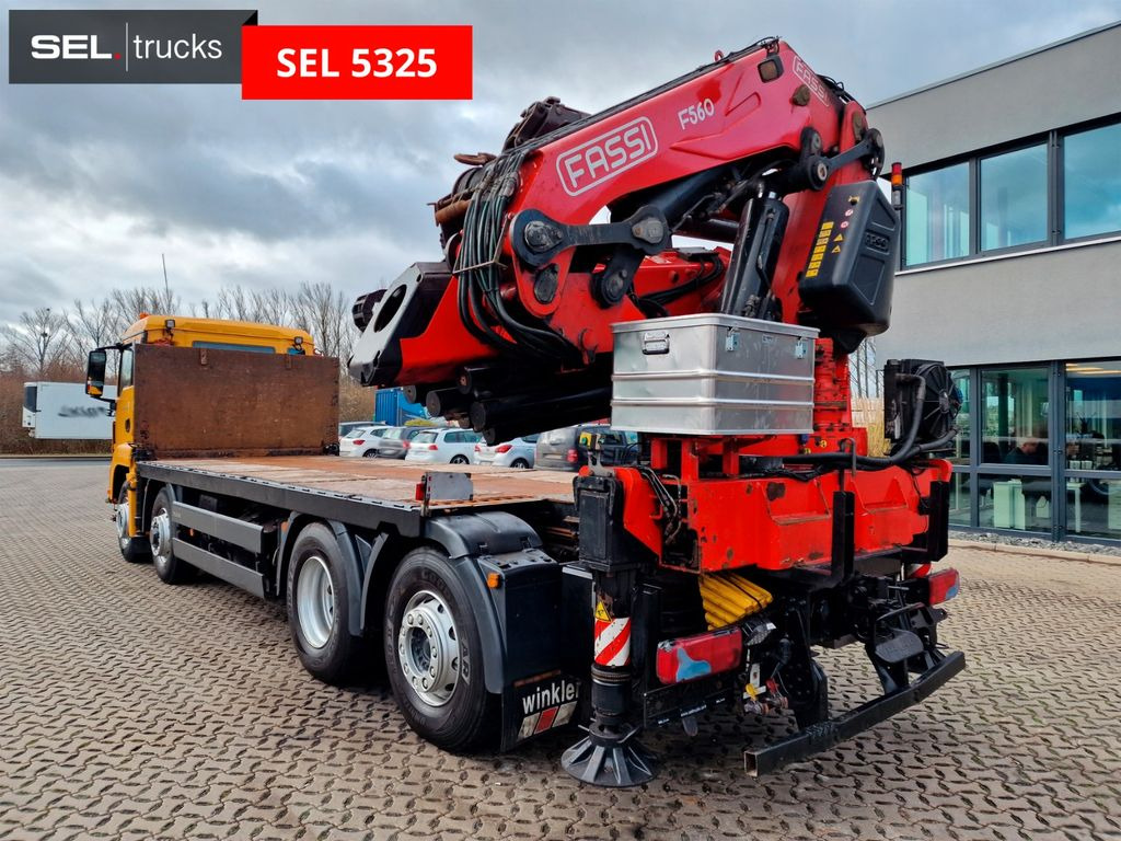 شاحنة كرين MAN TGS 35.480 8X4H-6 BL / Intarder / FASSI F560 MAN TGS 35.480 8X4H-6 BL / Intarder / FASSI F560: صورة 7