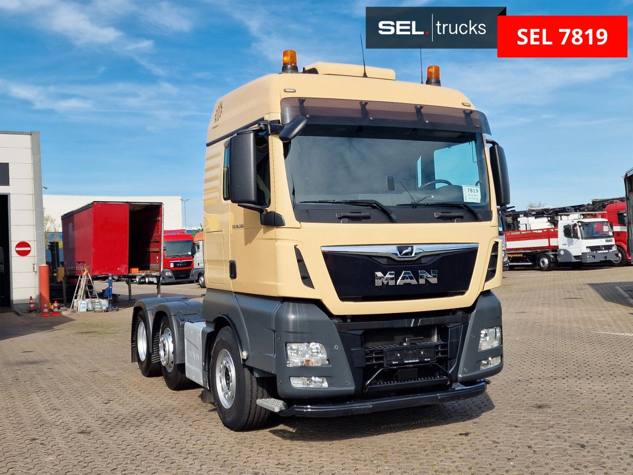 MAN TGX 26.500 6X2/4 BLS / Kipphydraulik / Lenkachse - مقطورة السحب: صورة 3 MAN TGX 26.500 6X2/4 BLS / Kipphydraulik / Lenkachse - مقطورة السحب: صورة 3