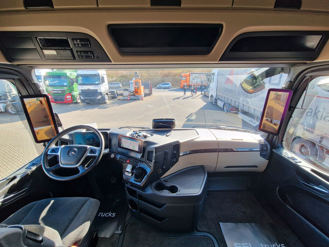 شاحنة ذات ستائر جانبية Mercedes-Benz Actros 2548 / Retarder / Aluklappen / 6E: صورة 21