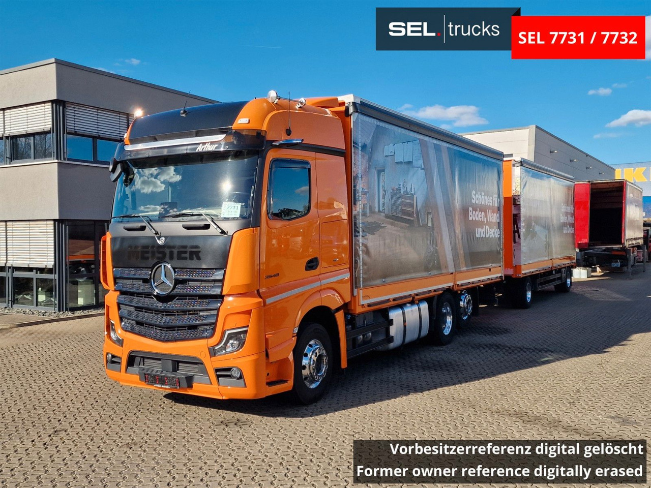 Mercedes-Benz Actros 2548 / Retarder / Aluklappen / 6E - شاحنة ذات ستائر جانبية: صورة 1 Mercedes-Benz Actros 2548 / Retarder / Aluklappen / 6E - شاحنة ذات ستائر جانبية: صورة 1