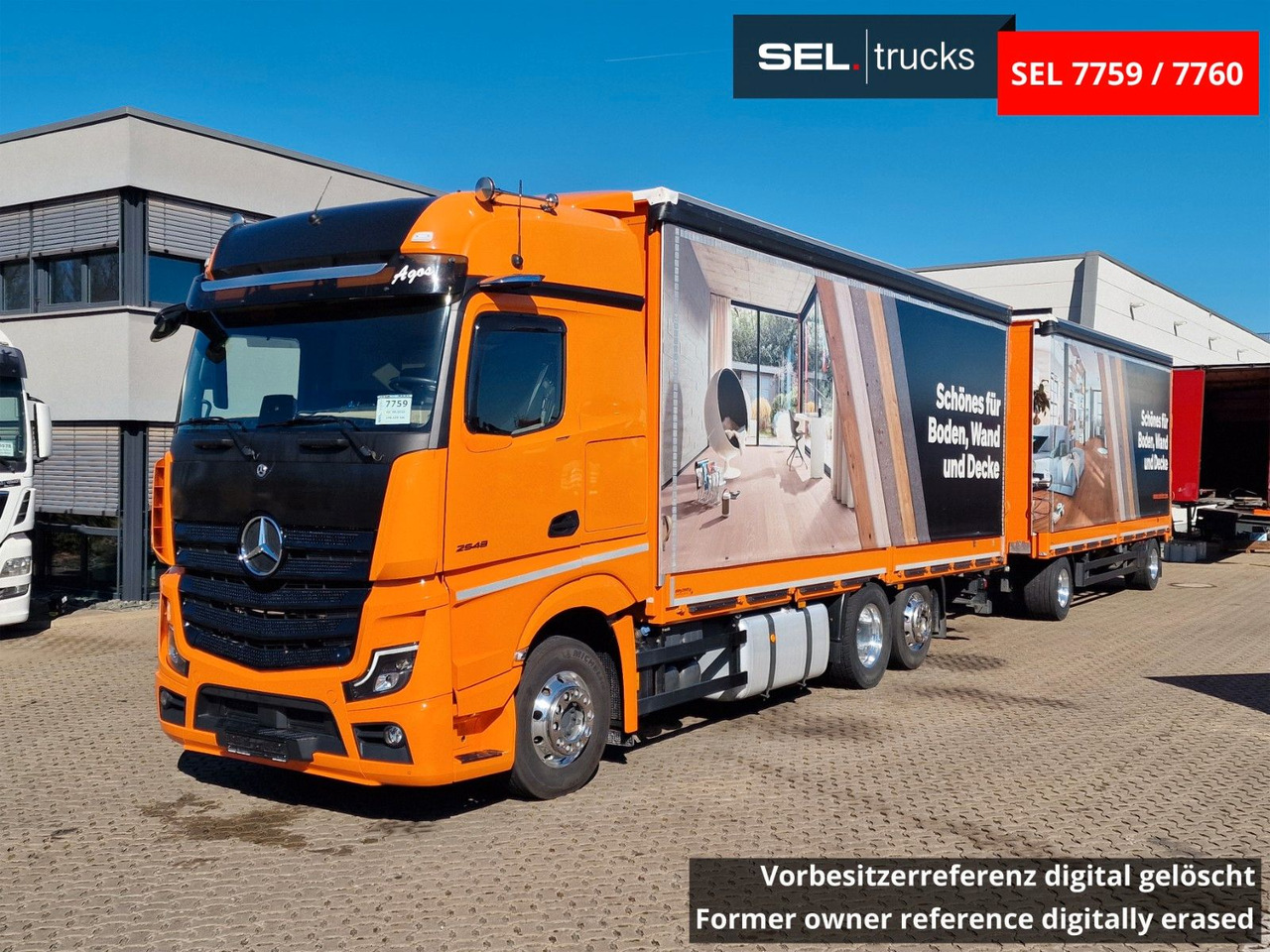 Mercedes-Benz Actros 2548 / Retarder / Euro 6E / Aluklappen - شاحنة ذات ستائر جانبية: صورة 1 Mercedes-Benz Actros 2548 / Retarder / Euro 6E / Aluklappen - شاحنة ذات ستائر جانبية: صورة 1
