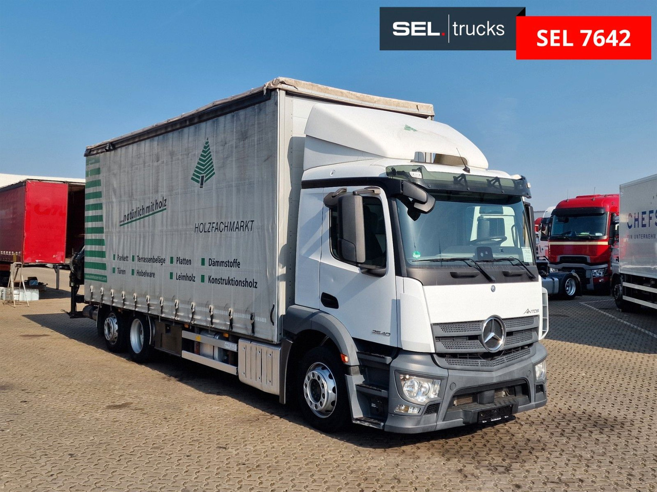 Mercedes-Benz Antos 2540 / Fernbedienung / Lenkachse - شاحنة كرين: صورة 4 Mercedes-Benz Antos 2540 / Fernbedienung / Lenkachse - شاحنة كرين: صورة 4