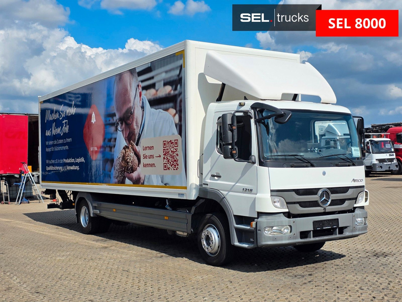 Mercedes-Benz Atego 1218 / Ladebordwand - شاحنة صندوقية: صورة 3 Mercedes-Benz Atego 1218 / Ladebordwand - شاحنة صندوقية: صورة 3