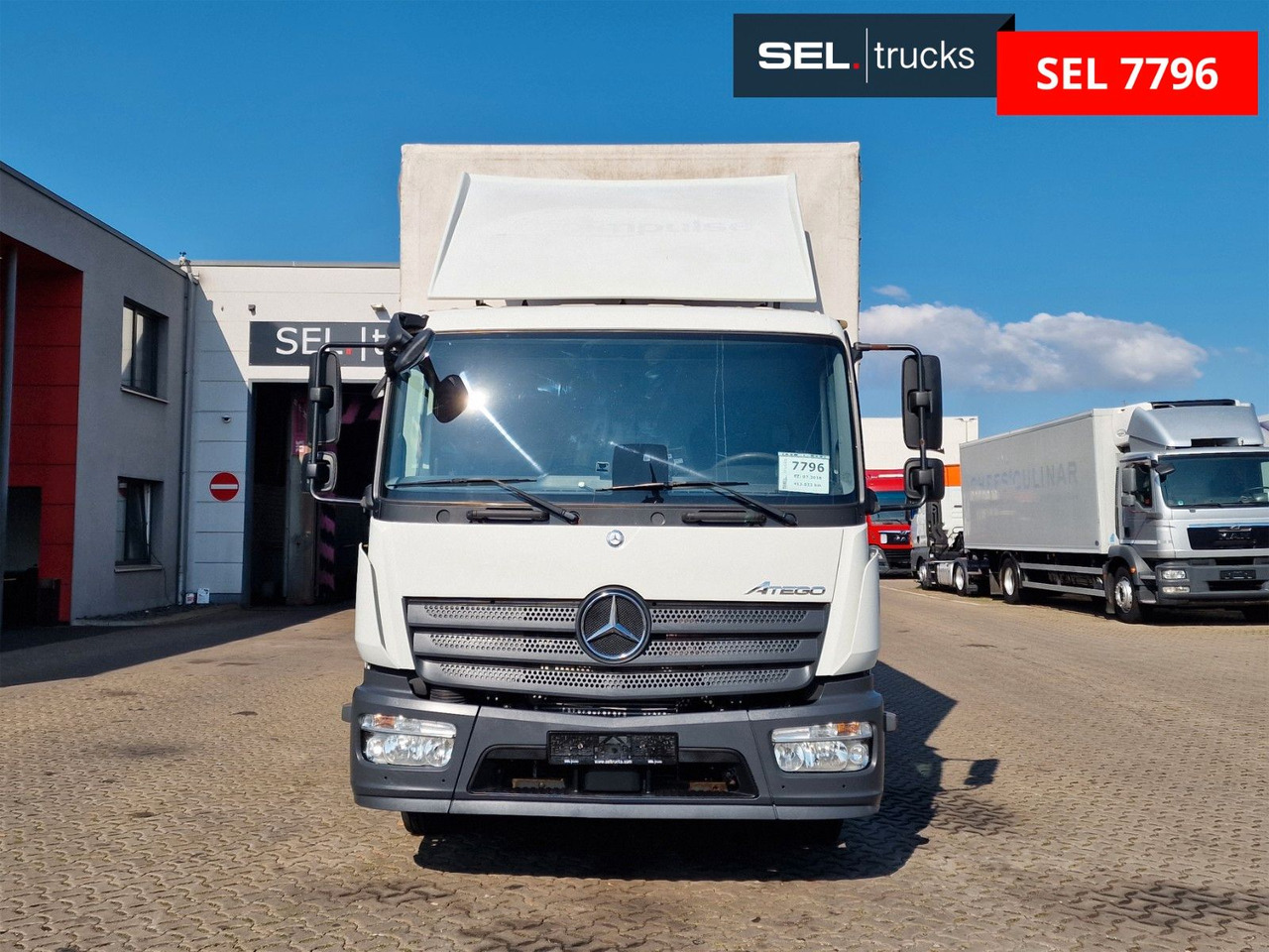 Mercedes-Benz Atego 1221 / Ladebordwand - شاحنة ذات ستائر جانبية: صورة 2 Mercedes-Benz Atego 1221 / Ladebordwand - شاحنة ذات ستائر جانبية: صورة 2