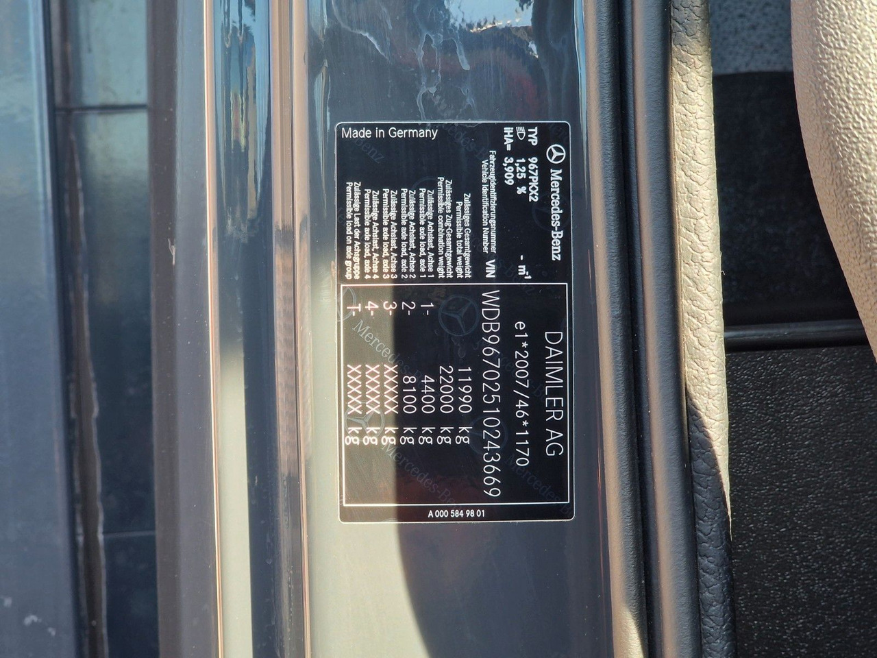 شاحنة ذات ستائر جانبية Mercedes-Benz Atego 1221 / Ladebordwand: صورة 16