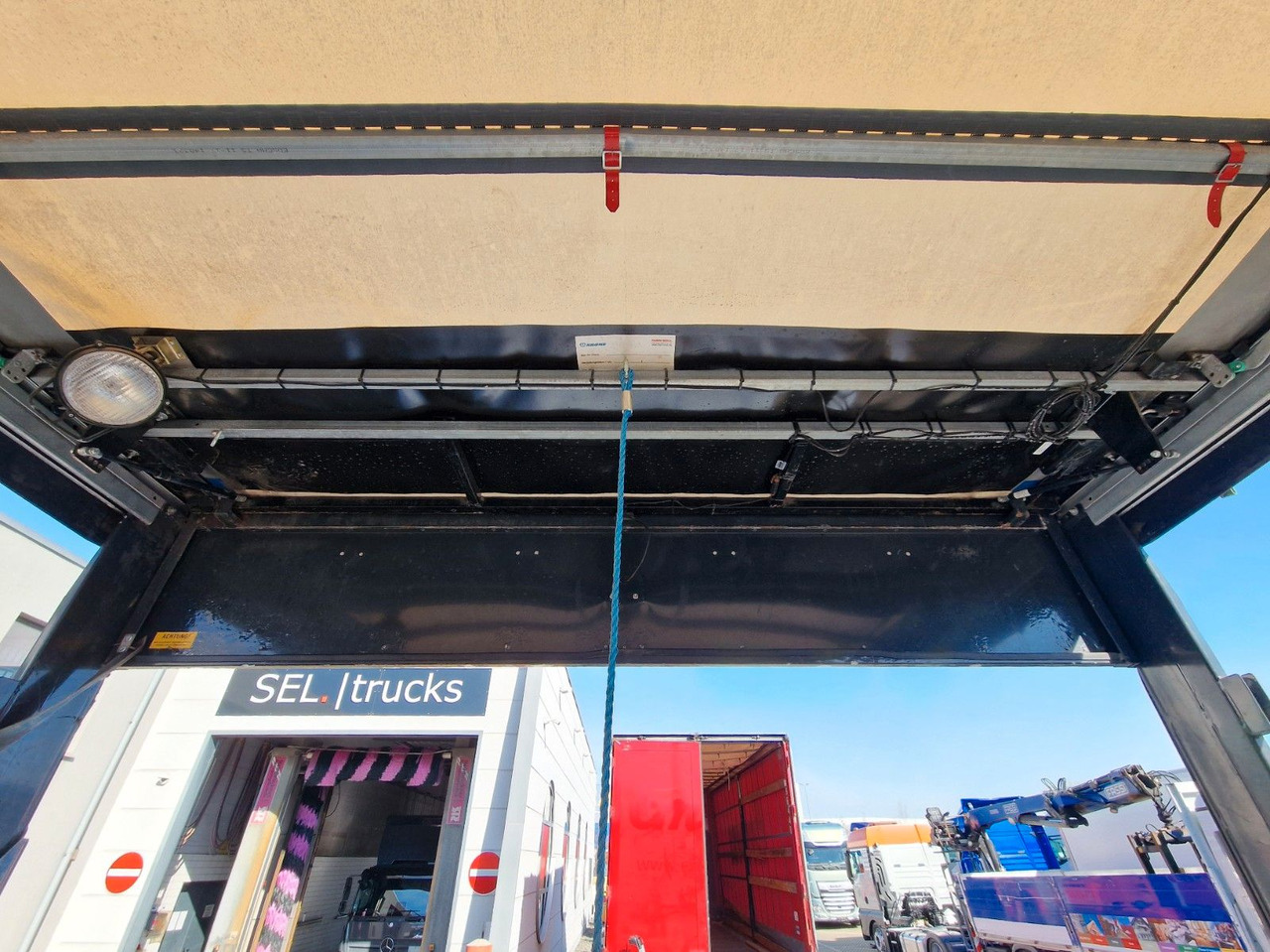 شاحنة ذات ستائر جانبية Mercedes-Benz Atego 1221 / Ladebordwand: صورة 12