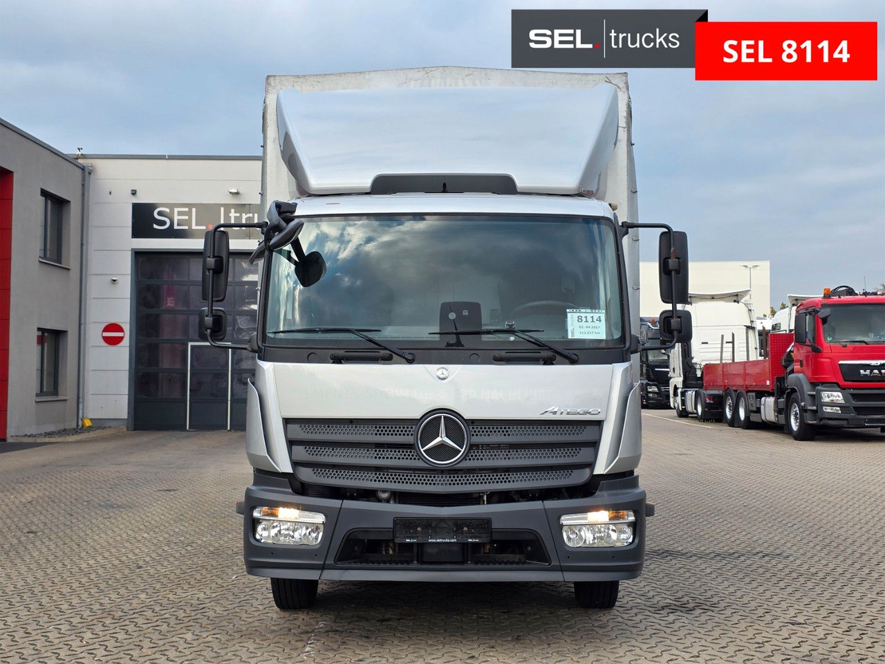Mercedes-Benz Atego 1221 / Ladebordwand - شاحنة ذات ستائر جانبية: صورة 2 Mercedes-Benz Atego 1221 / Ladebordwand - شاحنة ذات ستائر جانبية: صورة 2