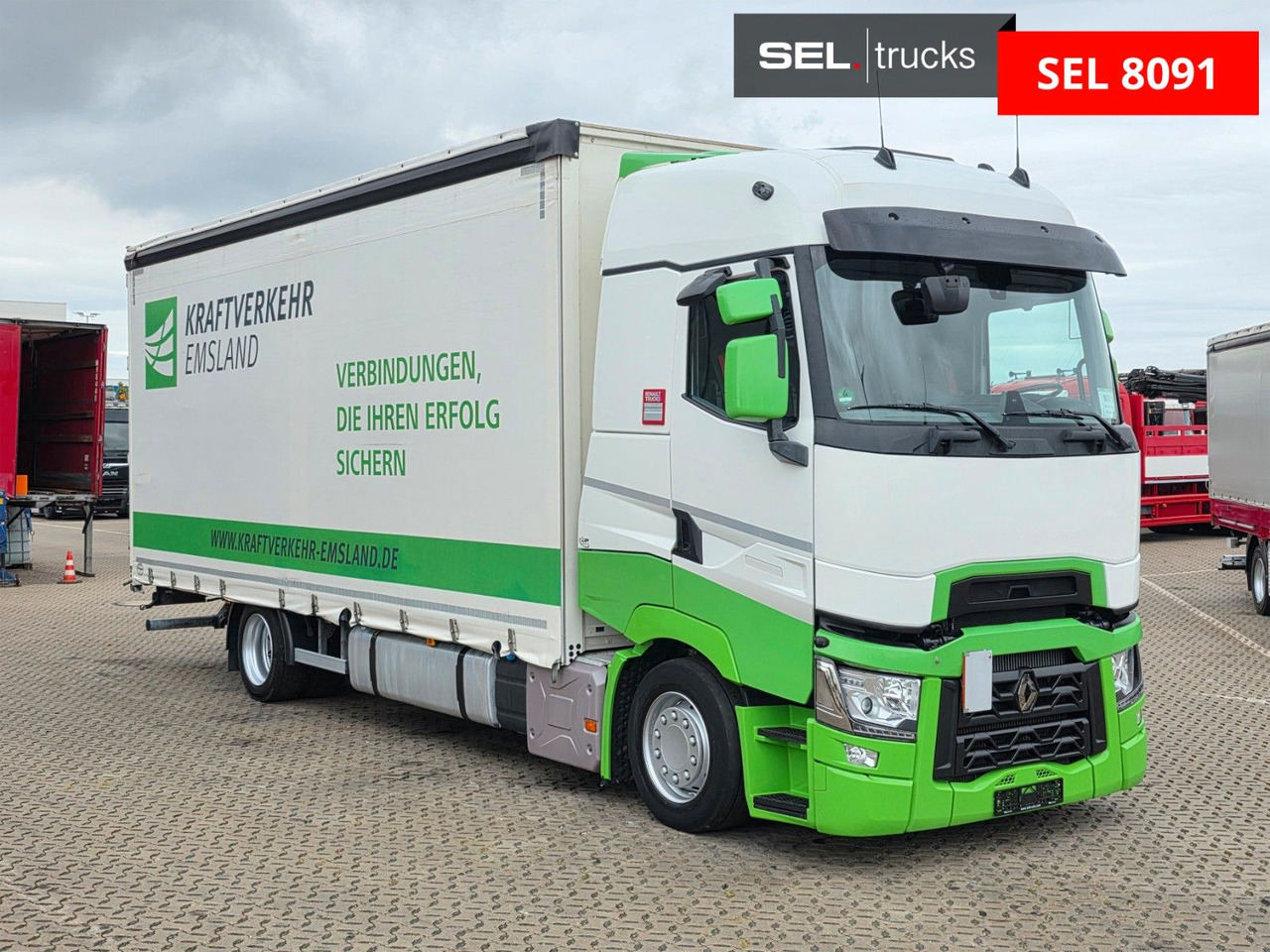 Renault T High 480 / Retarder / Jumbo / 6D - شاحنة ذات ستائر جانبية: صورة 3 Renault T High 480 / Retarder / Jumbo / 6D - شاحنة ذات ستائر جانبية: صورة 3