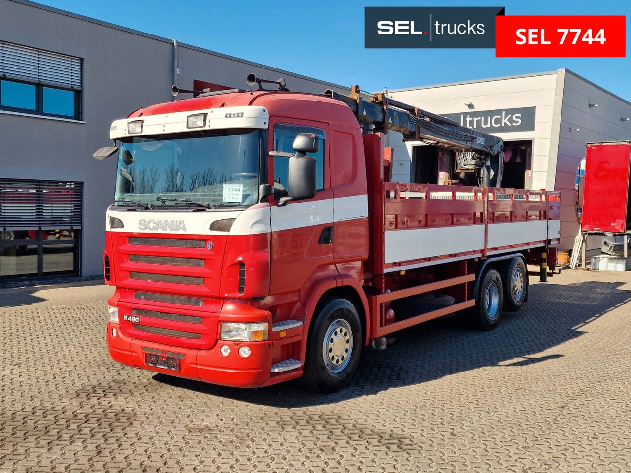 Scania R 340 LB6X2*4MNA /Retarder /HIAB 166K /Lenkachse - شاحنة كرين: صورة 1 Scania R 340 LB6X2*4MNA /Retarder /HIAB 166K /Lenkachse - شاحنة كرين: صورة 1