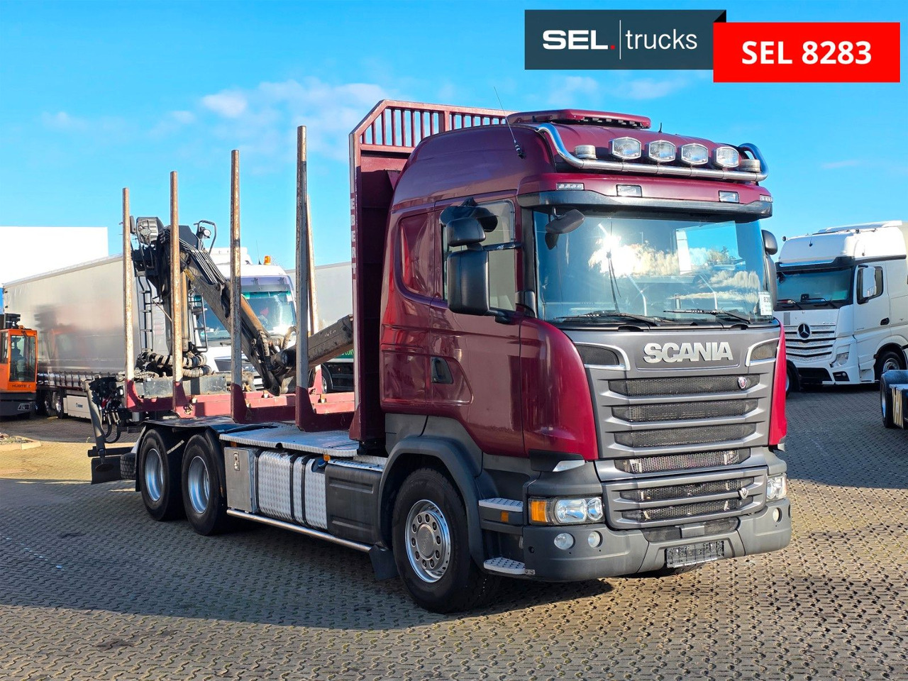 Scania R 580 LB6X4HNB / Retarder / Palfinger / V8 - شاحنة قطع الأشجار, شاحنة كرين: صورة 3 Scania R 580 LB6X4HNB / Retarder / Palfinger / V8 - شاحنة قطع الأشجار, شاحنة كرين: صورة 3
