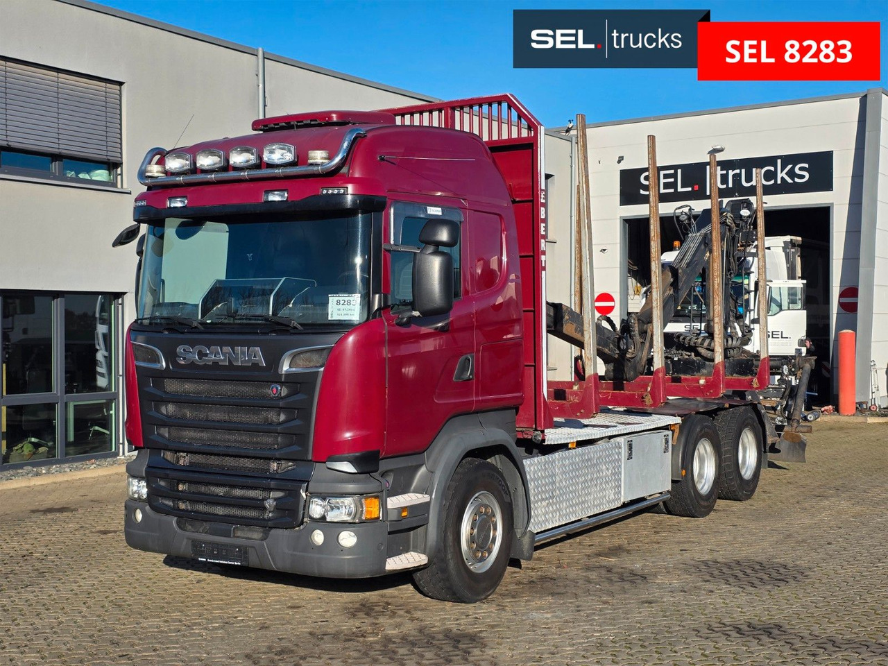 Scania R 580 LB6X4HNB / Retarder / Palfinger / V8 - شاحنة قطع الأشجار, شاحنة كرين: صورة 1 Scania R 580 LB6X4HNB / Retarder / Palfinger / V8 - شاحنة قطع الأشجار, شاحنة كرين: صورة 1