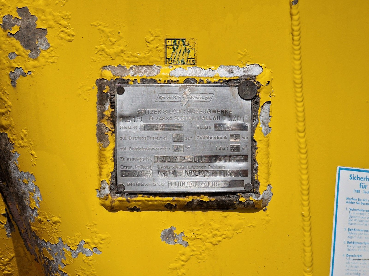 بلكر Spitzer SK 2766 CAL GGVS / Kippsilo / 66 m3 / ADR ATDR A: صورة 13