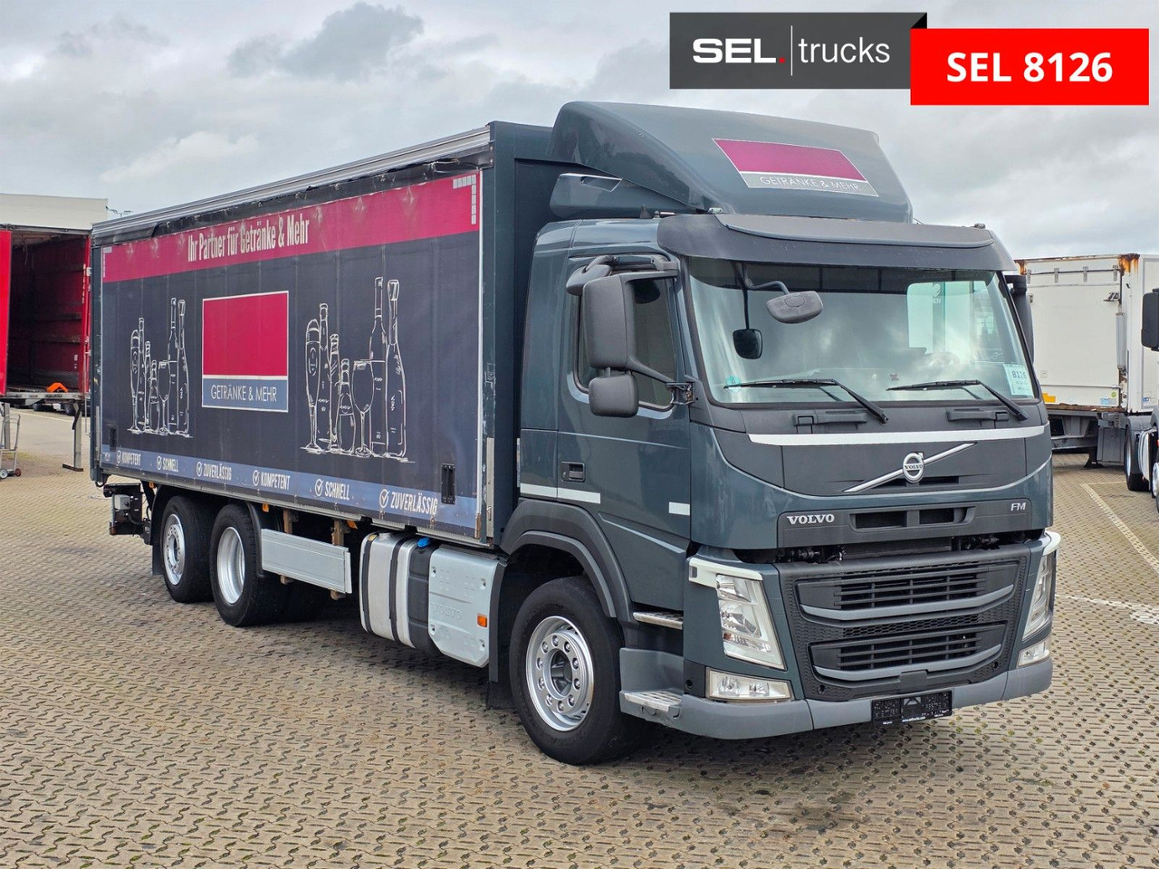 Volvo FM 410 / Ladebordwand / Lenkachse - شاحنة ذات ستائر جانبية: صورة 3 Volvo FM 410 / Ladebordwand / Lenkachse - شاحنة ذات ستائر جانبية: صورة 3