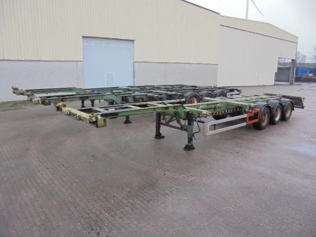 BFT CS 36 126 10 G MIDDEN EN ACHTER UITSCHUIFBAAR - ناقل حاوية/ نصف مقطورة بحاوية: صورة 1 BFT CS 36 126 10 G MIDDEN EN ACHTER UITSCHUIFBAAR - ناقل حاوية/ نصف مقطورة بحاوية: صورة 1