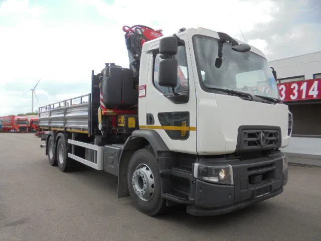Renault 320 6X4 + FASSI F245 DEMO UNUSED NL TRUCK - شاحنات مسطحة, شاحنة كرين: صورة 2 Renault 320 6X4 + FASSI F245 DEMO UNUSED NL TRUCK - شاحنات مسطحة, شاحنة كرين: صورة 2