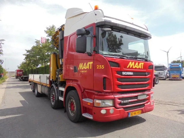 Scania R480 8X2 RETARDER - شاحنة صندوقية, شاحنة كرين: صورة 4 Scania R480 8X2 RETARDER - شاحنة صندوقية, شاحنة كرين: صورة 4
