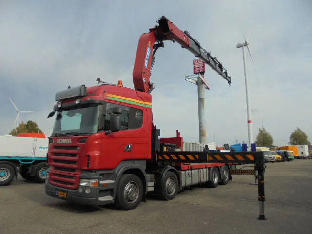Scania R480 8X2 - شاحنات مسطحة, شاحنة كرين: صورة 1 Scania R480 8X2 - شاحنات مسطحة, شاحنة كرين: صورة 1
