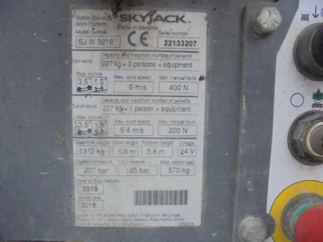 مرفاع مقصي Skyjack SJ III 3219: صورة 9