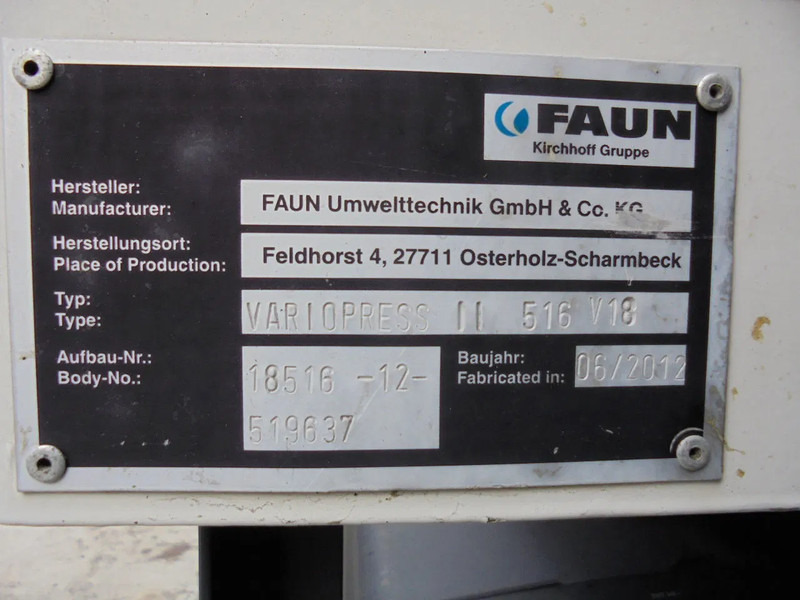 شاحنة قمامة Volvo FE 260 EEV K NL TRUCK: صورة 12