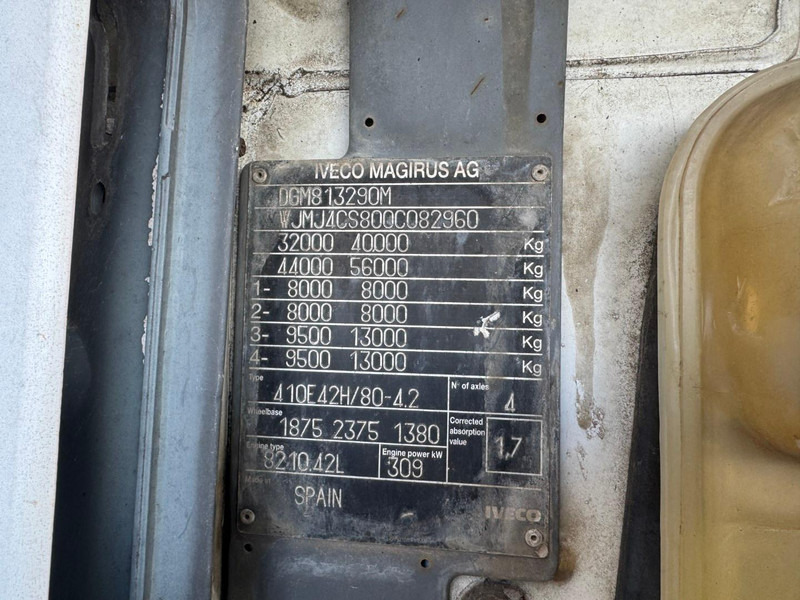 شاحنة قلاب Iveco Trakker 410E42, manual pump: صورة 19