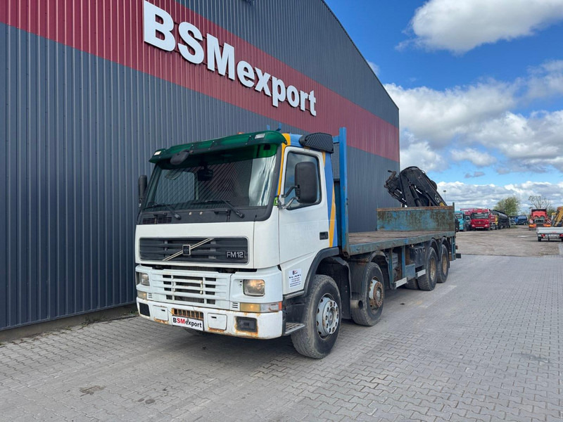 Volvo FM 12.380 + HIAB 166 DS - 4 DUO - شاحنات مسطحة, شاحنة كرين: صورة 1 Volvo FM 12.380 + HIAB 166 DS - 4 DUO - شاحنات مسطحة, شاحنة كرين: صورة 1