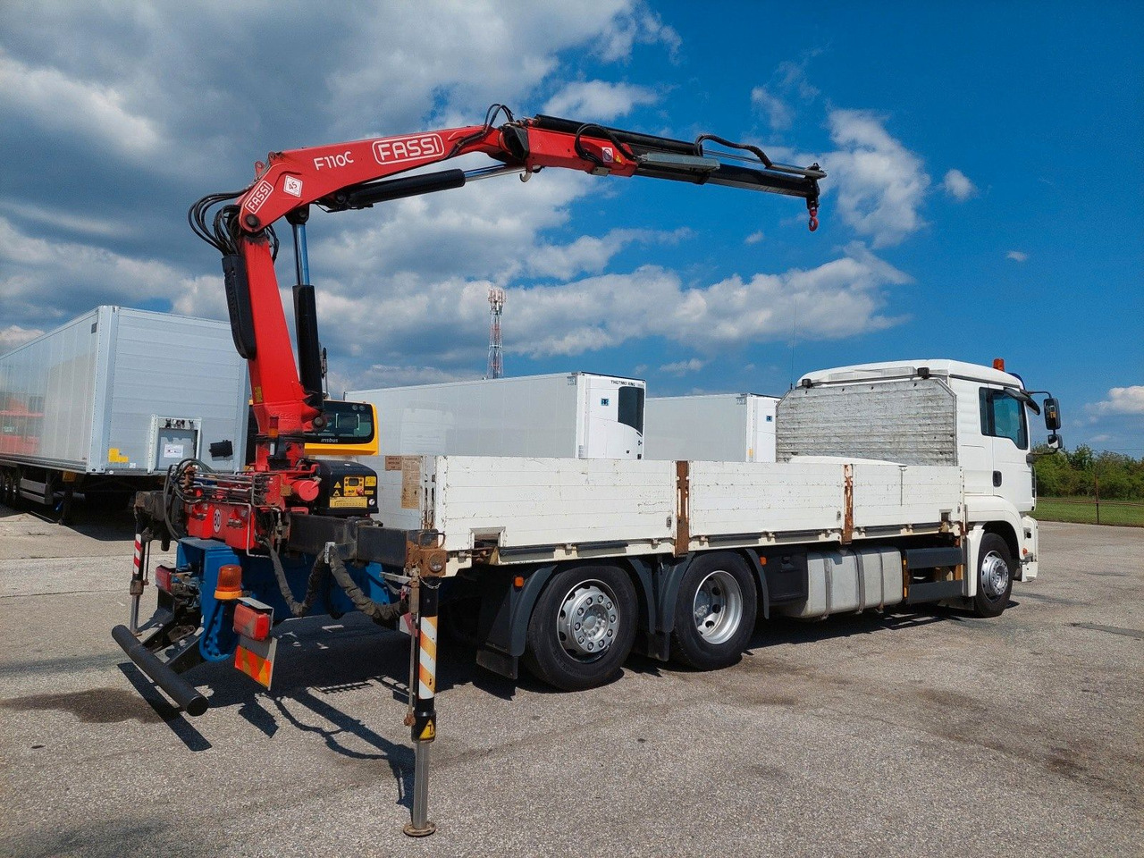 MAN GA 26.320 6X2-2 BL + Kran Fassi F110AC22 - شاحنات مسطحة, شاحنة كرين: صورة 4 MAN GA 26.320 6X2-2 BL + Kran Fassi F110AC22 - شاحنات مسطحة, شاحنة كرين: صورة 4