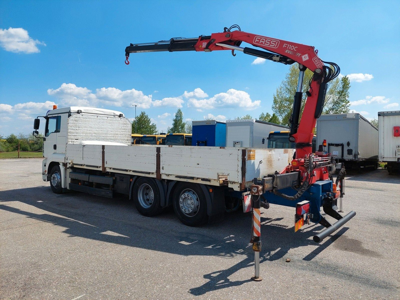 MAN GA 26.320 6X2-2 BL + Kran Fassi F110AC22 - شاحنات مسطحة, شاحنة كرين: صورة 3 MAN GA 26.320 6X2-2 BL + Kran Fassi F110AC22 - شاحنات مسطحة, شاحنة كرين: صورة 3