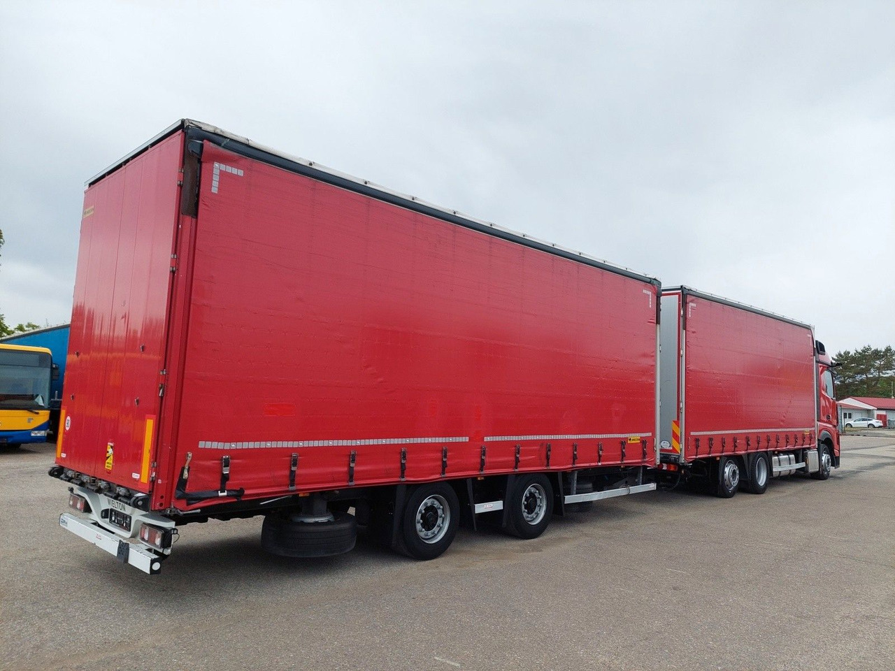 Mercedes-Benz Actros 2545 L/NR 6x2 + Wielton PC2K Durchbar - شاحنة ذات ستائر جانبية: صورة 4 Mercedes-Benz Actros 2545 L/NR 6x2 + Wielton PC2K Durchbar - شاحنة ذات ستائر جانبية: صورة 4