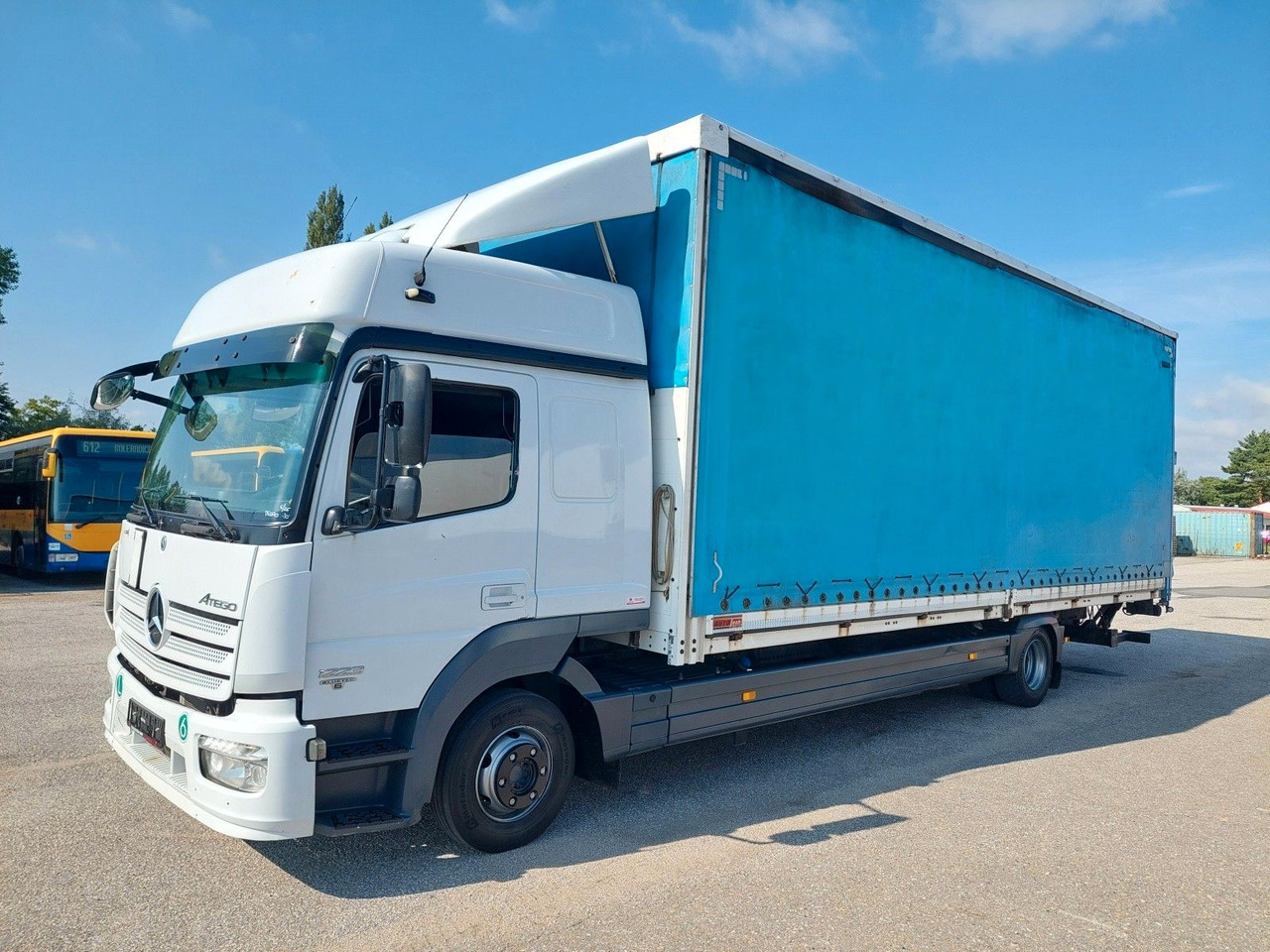 Mercedes-Benz Atego 1223 L/NR 20 20 Paletten - شاحنة ذات ستائر جانبية: صورة 1 Mercedes-Benz Atego 1223 L/NR 20 20 Paletten - شاحنة ذات ستائر جانبية: صورة 1