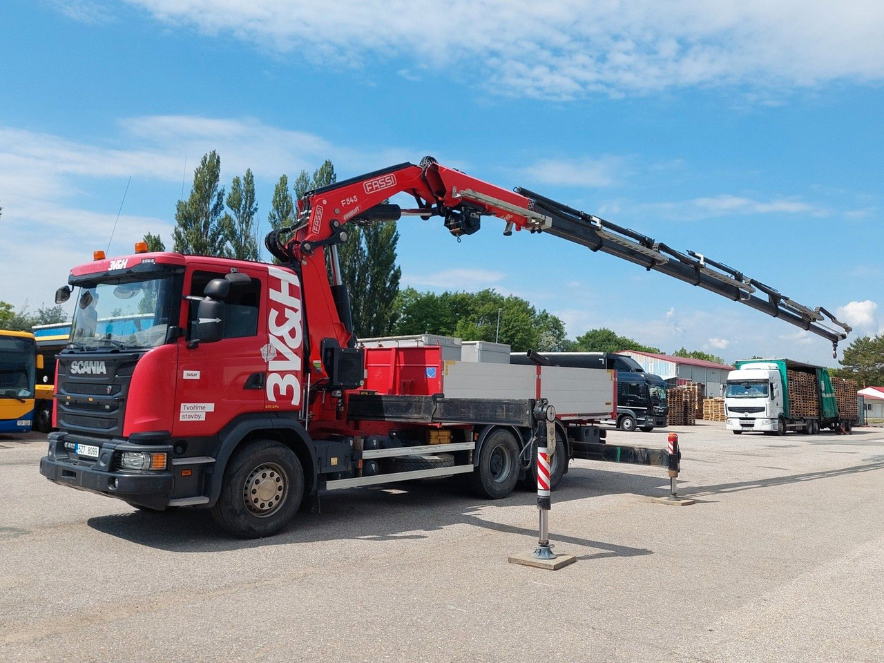 Scania G 410LB 6x4 HNA + Kran Fassi F545RA.2.27 FLY-JIB - شاحنات مسطحة, شاحنة كرين: صورة 5 Scania G 410LB 6x4 HNA + Kran Fassi F545RA.2.27 FLY-JIB - شاحنات مسطحة, شاحنة كرين: صورة 5