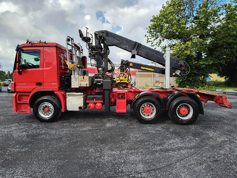 شاحنة قطع الأشجار, شاحنة كرين Mercedes-Benz Actros 3360 V8 CRANE HIAB 251S80 - 6X4 - V8: صورة 8