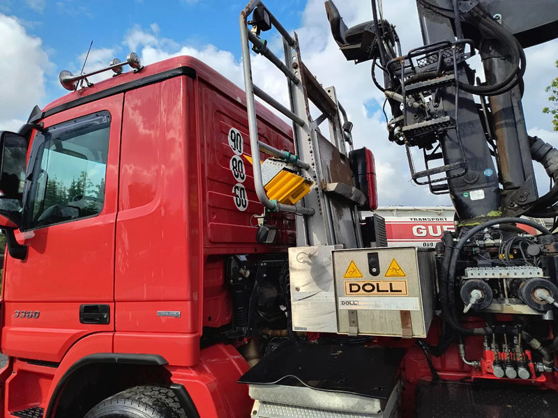 شاحنة قطع الأشجار, شاحنة كرين Mercedes-Benz Actros 3360 V8 CRANE HIAB 251S80 - 6X4 - V8: صورة 15