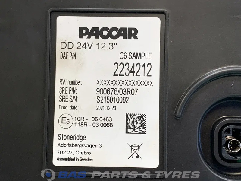 DAF XF G2 Instrumentenpaneel DAF 2234212 - لوحة العدادات - شاحنة: صورة 3 DAF XF G2 Instrumentenpaneel DAF 2234212 - لوحة العدادات - شاحنة: صورة 3