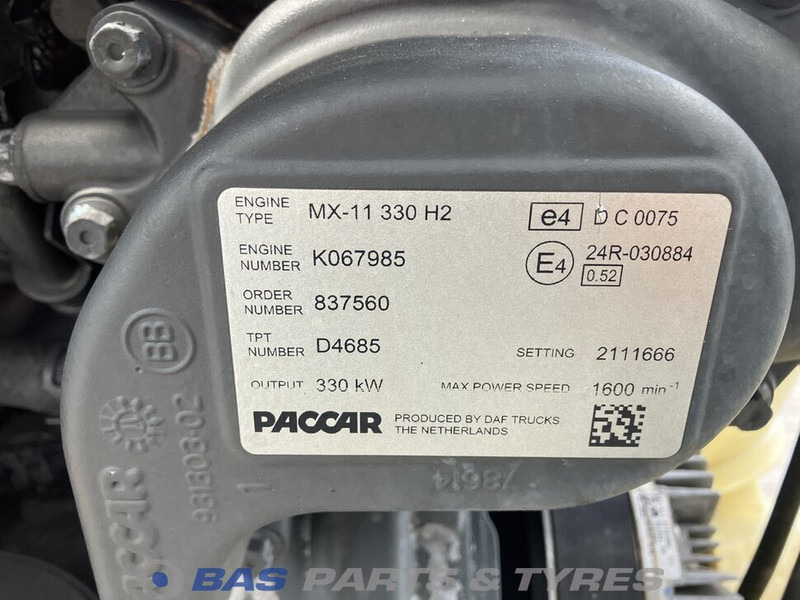 DAF XF106 Motor DAF MX11 330 H2 0452052R - محرك - شاحنة: صورة 5 DAF XF106 Motor DAF MX11 330 H2 0452052R - محرك - شاحنة: صورة 5