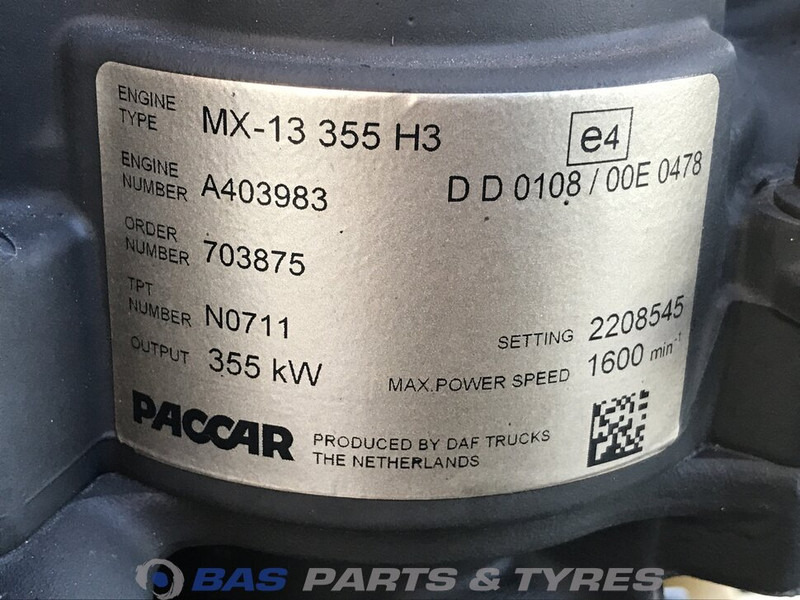 DAF XF106 Motor DAF MX13 355 H3 2125762 - محرك - شاحنة: صورة 5 DAF XF106 Motor DAF MX13 355 H3 2125762 - محرك - شاحنة: صورة 5