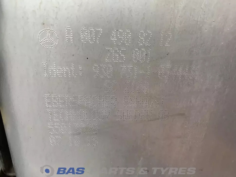 Mercedes-Benz Actros MP4 Uitlaatdemper Mercedes A 003 490 78 12 - علبة العادم/ نظام العادم - شاحنة: صورة 5 Mercedes-Benz Actros MP4 Uitlaatdemper Mercedes A 003 490 78 12 - علبة العادم/ نظام العادم - شاحنة: صورة 5