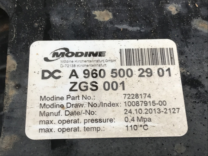 Mercedes-Benz Antos MP4 Radiator Mercedes OM936LA 240 A 960 500 29 01 - مشعاع - شاحنة: صورة 3 Mercedes-Benz Antos MP4 Radiator Mercedes OM936LA 240 A 960 500 29 01 - مشعاع - شاحنة: صورة 3